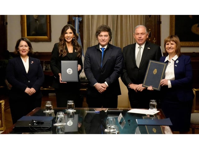 El Gobierno acordó cooperar en seguridad con Estados Unidos
