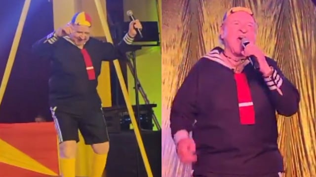 A sus 81 años, Carlos Villagrán sorprende actuando como “Quico” en un circo| Captura de video