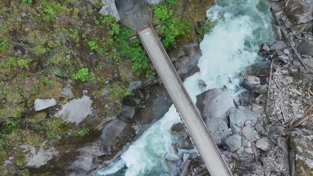 The Coquihalla Canyon at the Othello Tunnels. 