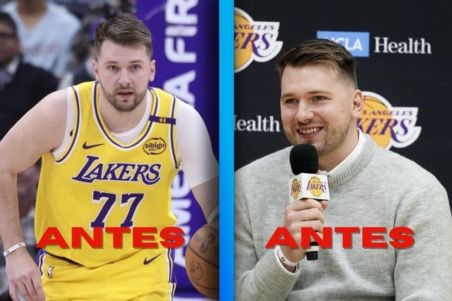 El cambio físico que ha tenido Doncic.