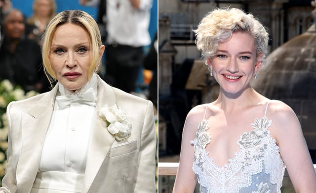 Madonna and Julia Garner. (Getty)
