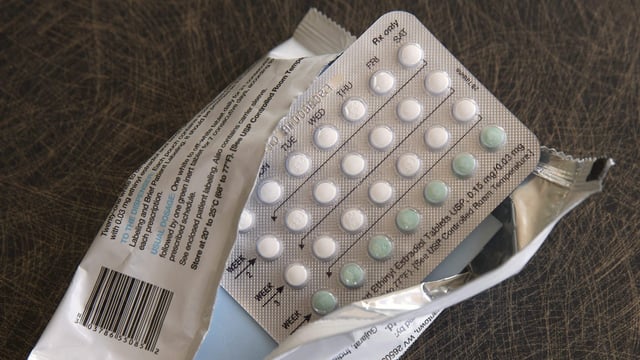 This Friday, Aug. 26, 2016 file photo shows a one-month dosage of hormonal birth control pills. (AP Photo/Rich Pedroncelli)