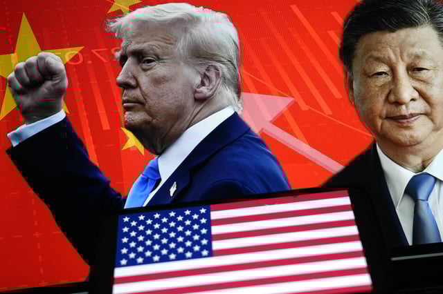 Donald Trump and Xi Jinping. (Photo illustration by Dilara Irem Sancar/Anadolu/Getty Images)