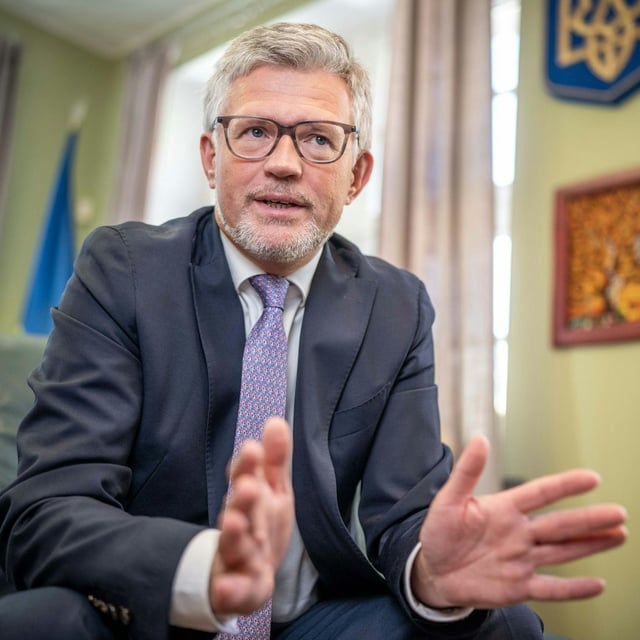 Andrij Melnyk war bis 2022 Botschafter der Ukraine in Deutschland.