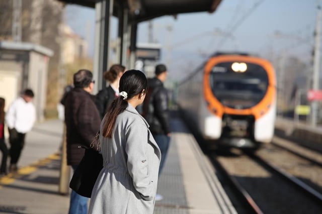 Un tren de Rodalies