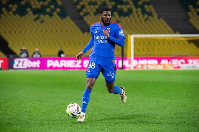 Ainsley Maitland-Niles OL FOOTBALL : FC Nantes x Olympique Lyonnais - Ligue 1 - JournÃ e 28 - 07/04/2024 BaptisteAutissier/Panoramic PUBLICATIONxNOTxINxFRAxBEL