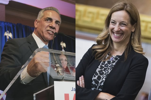 Jack Ciattarelli and Mikie Sherrill