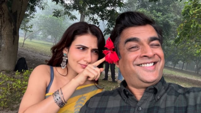 R Madhavan Is Fatima Sana Shaikh's 'Most Favourite Co-Star' After Aap Jaisa Koi; Check Out BTS Pics Of 'Maddy And Fatty'