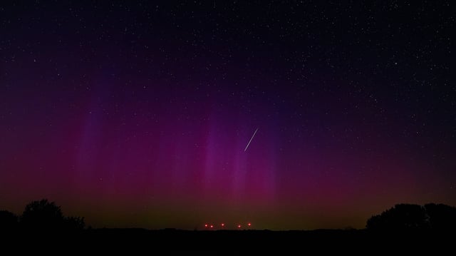 Polarlichter und Perseiden über Deutschland. (Symbolbild)