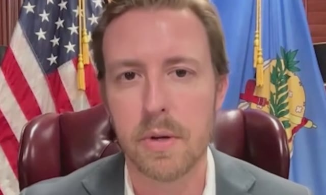 Oklahoma superintendent, Ryan Walters. (Screenshot/YouTube)