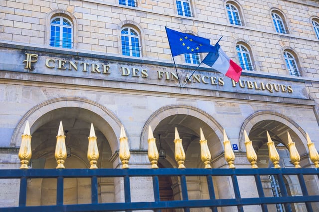 Centre des finances publiques, à Paris.