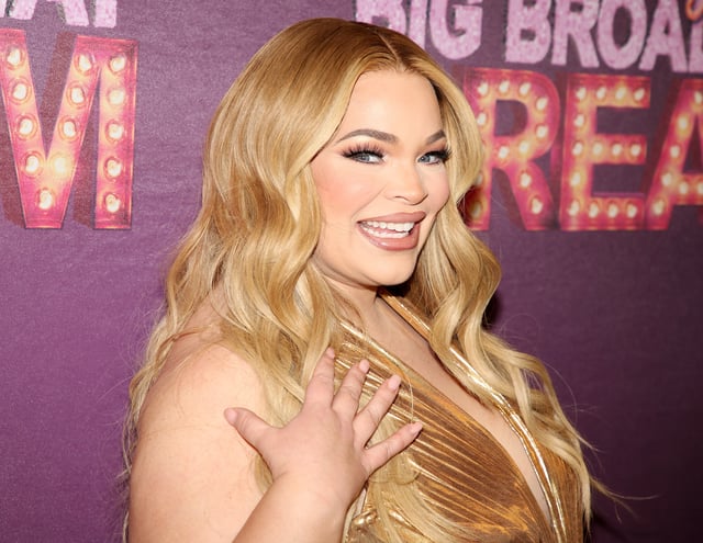 Trisha Paytas poses at The Entertainment Community Fund Opening Night of &#34;Trisha Paytas&#39; Big Broadway Dream&#34; on Broadway at The St. James Theater on February 3, 2025 in New York City.