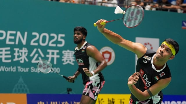India's Satwiksairaj Rankireddy and Chirag Shetty