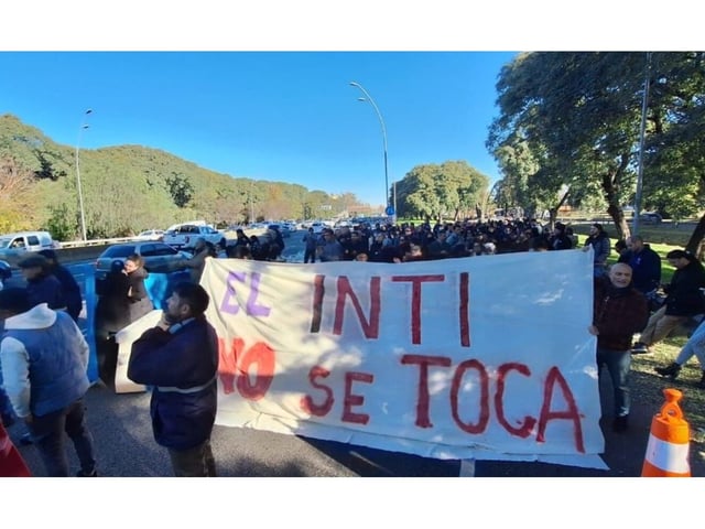 El INTI y el INTA se movilizan en contra del gobierno de Javier Milei