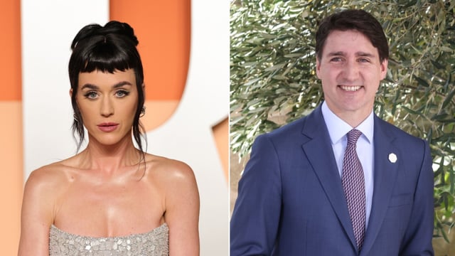 Katy Perry y Justin Trudeau en cista romántica