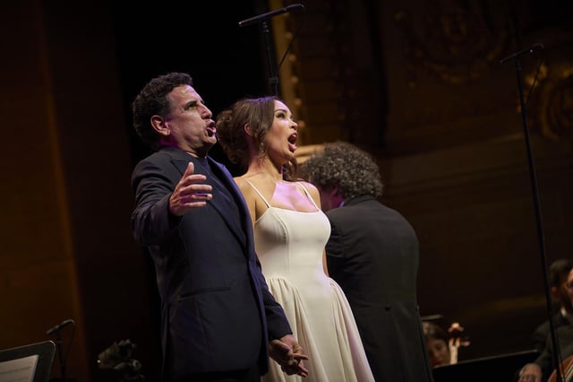 Juan Digo Flórez y Nadine Sierra en 'West Side Story'.