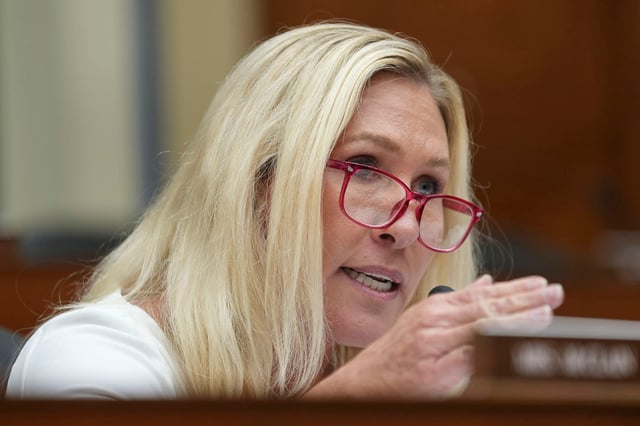 Rep. Marjorie Taylor Greene, R-Ga., during hearing in Washington on July 22, 2024.