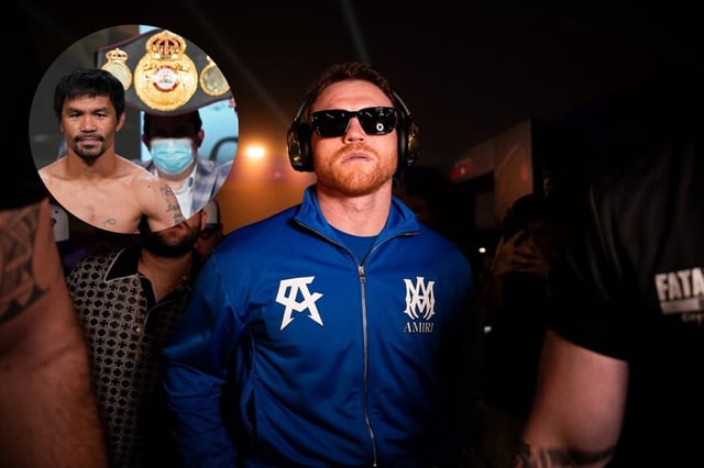 Terence Crawford asegura que &#34;Canelo&#34; es mejor que Manny Pacquiao (Instagram @canelo)