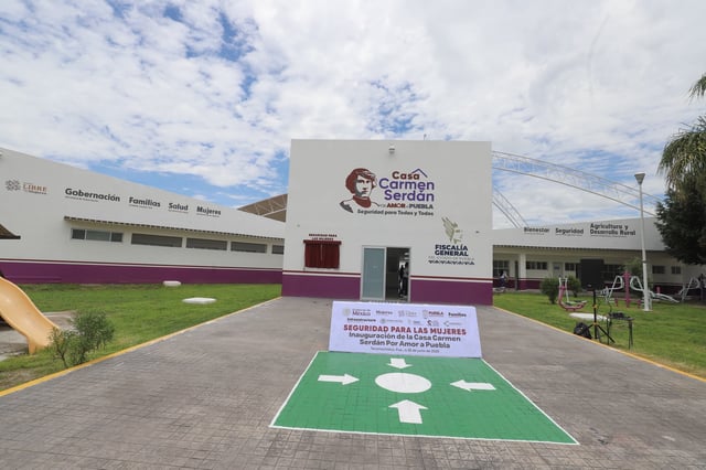 Esta Casa Carmen Serdán en Tecamachalco se suma a las instaladas en el municipio de Puebla, Cuautlancingo, Atlixco, Cuetzalan, Tlatlauquitepec, Huejotzingo, San Martín Texmelucan y Tetela de Ocampo, entre otras. FOTO: Cortesía Gobierno