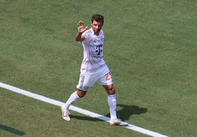 Soccer Football - FIFA Club World Cup - Group C - Benfica v Bayern Munich - Bank of America Stadium, Charlotte, North Carolina, U.S. - June 24, 2025 Bayern Munich's Thomas Muller before the match IMAGN IMAGES via Reuters/Scott Kinser/File Photo