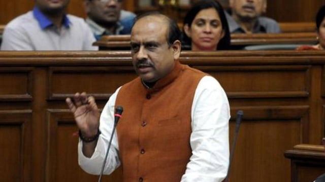 Speaker Vijender Gupta has urged legislators to keep their submissions brief—within 8 to 10 lines—and to adhere to this limit strictly during debates (HT Archive)