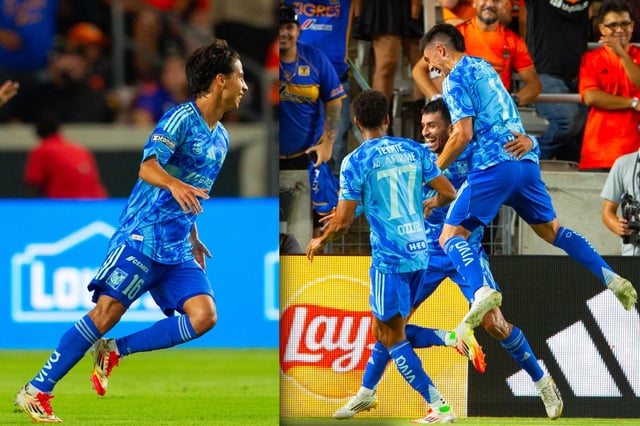 Ángel Correa abrió el marcador durante el primer tiempo. Foto: Tigres.
