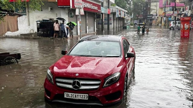 In the notice, Kishore contended that illegal encroachments were allowed to flourish in public spaces, especially on public drains and open lands meant for water run-off. (Sakib Ali/HT Photo)