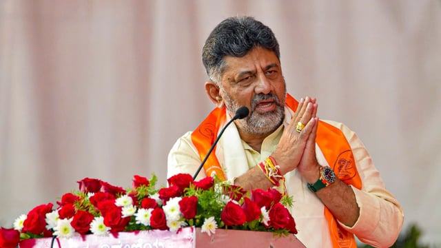 Karnataka Deputy Chief Minister DK Shivakumar. 