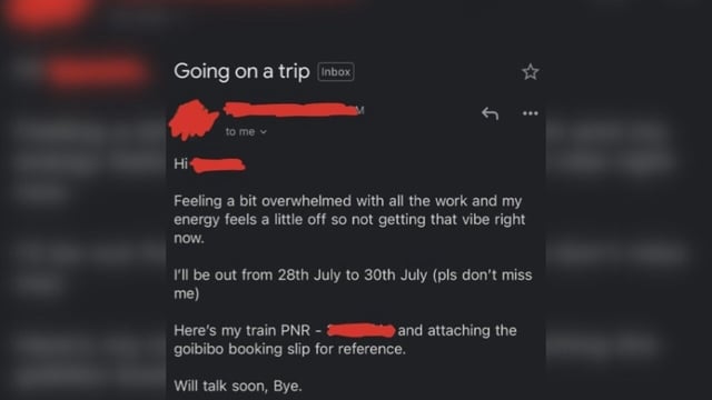 Gen Z intern emails boss for leave saying, &#039;not getting the vibe,&#039; sparks work-culture debate
