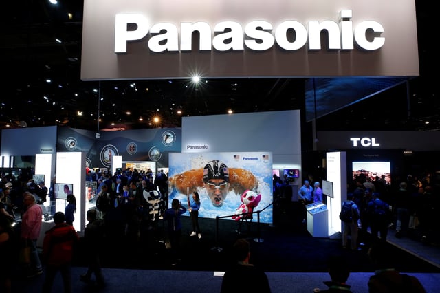 The Panasonic booth is shown during the 2020 CES in Las Vegas, Nevada, U.S. January 7, 2020. REUTERS/Steve Marcus/File Photo