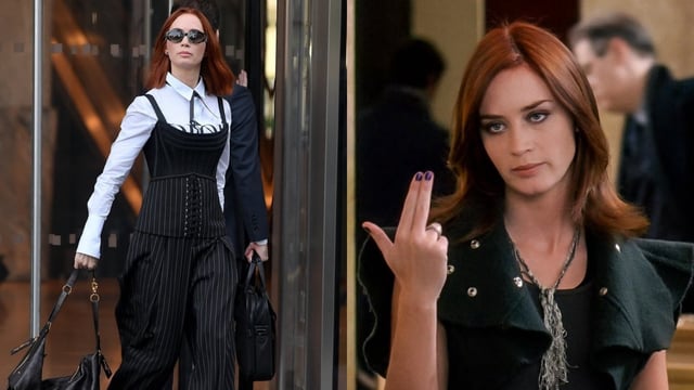 Emily Blunt returns to the Devil Wears Prada world for sequel — and the red hair is GIVING!