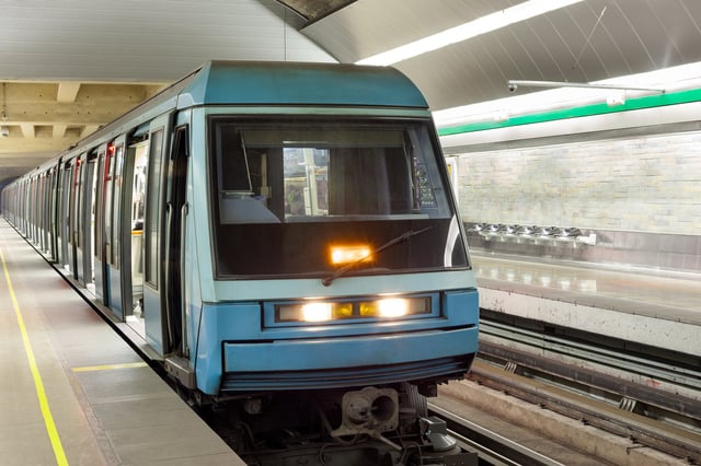 A stock image showing a subway train.