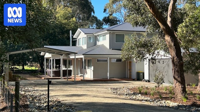 A house on a rural block.