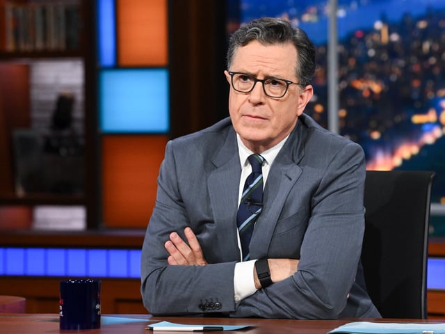 NEW YORK - JUNE 25: The Late Show with Stephen Colbert during Wednesday's June 25, 2025 show. (Photo by Scott Kowalchyk/CBS via Getty Images)