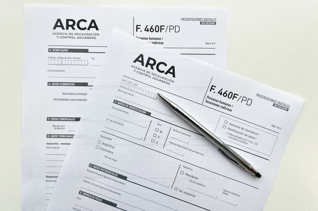 Formularios y trámites. Impuestos AFIP / ARCA . Agencia de Recaudación y Control Aduanero
