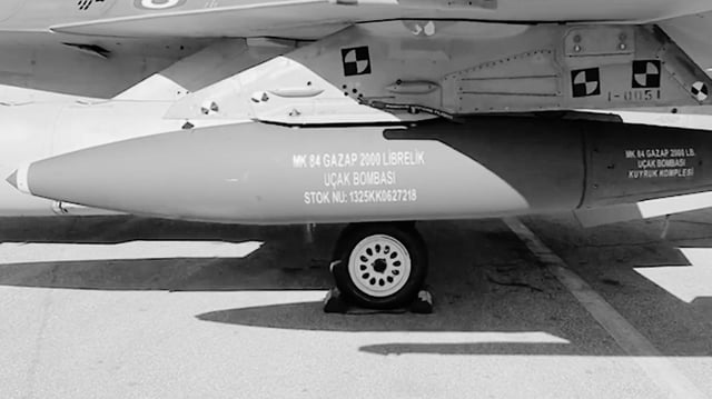 The GAZAP aircraft bomb was unveiled at IDEF 2025 in Istanbul.