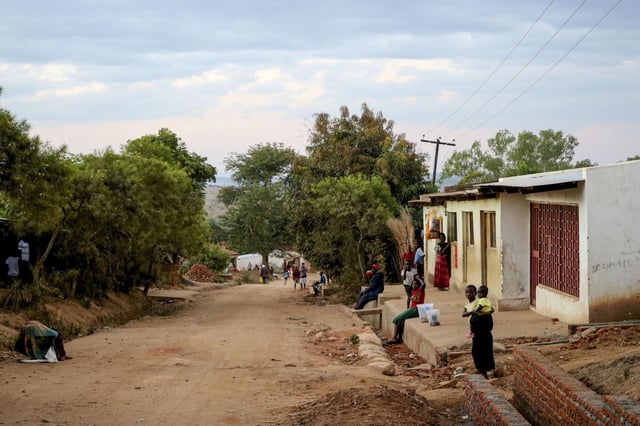 Una calle de Lilongüe, la capital de Malaui.