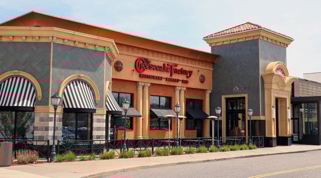 A Cheesecake Factory restaurant.