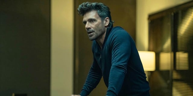 Frank Grillo as Rick Flag Sr in Peacemaker Season 2.