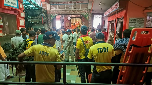 A stampede broke out at Mansa Devi temple in Uttarakhand's Haridwar on Sunday.