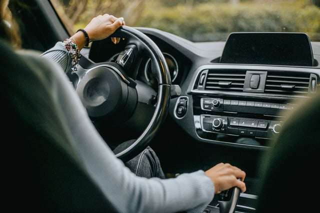 male hands driving.Travel concept