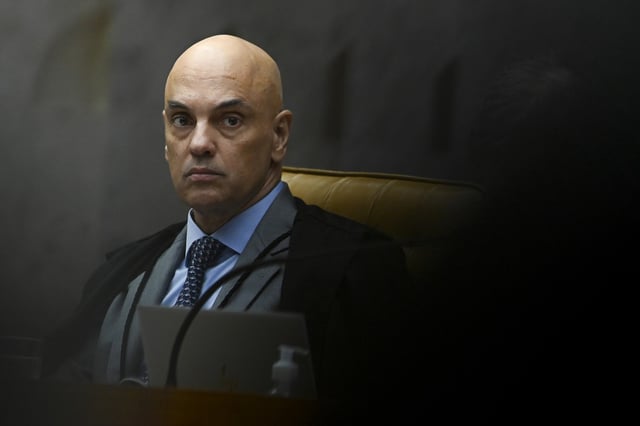 Brazil Supreme Court Justice Alexdre de Moraes in court on Sept. 4, 2024.