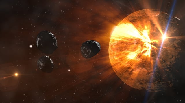 Un asteroide del tamaño de un edificio, llamado 2024 YR4, podría impactar la Luna en 2032, aunque las probabilidades son muy bajas/Foto: Canva