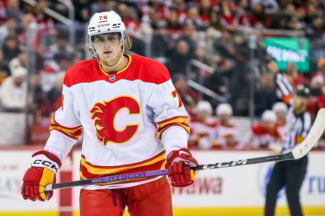 Martin Pospisil, Calgary Flames (Jess Starr/The Hockey Writers)