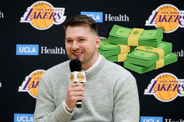 Este es el sueldo que tiene Doncic con los Lakers.