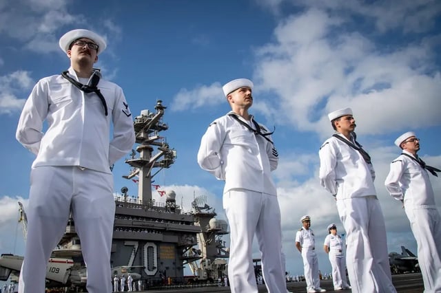 The USS Carl Vinson Carrier Strike Group arrived in Hawaii on Wednesday (7/30) on what’s expected to be its final stop before it returns to its home base in San Diego. (US Navy)
