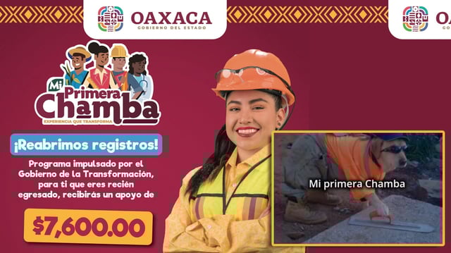 Jóvenes egresados podrán ganar más de 8 mil pesos al mes con este programa en Oaxaca, FOTO: Especial