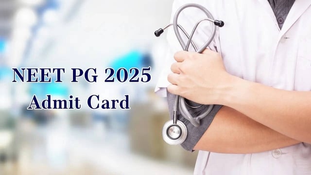 NEET PG Admit Card 2025 Today on natboard.edu.in