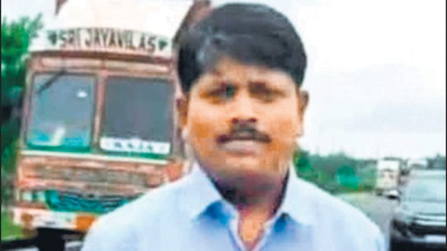 Parbhani, India. 16, 2024: A 35-year-old man named Somnath Suryawanshi died in Parbhani district jail on December 15, 2024. Suryawanshi was detained alongside 50 other Dalit youths for their alleged involvement in the violence that broke out in the city following the desecration of a replica of the Constitution on December 10, 2024. Parbhani, India. Dec 16, 2024. (Photo by HT Photo) (Hindustan Times)