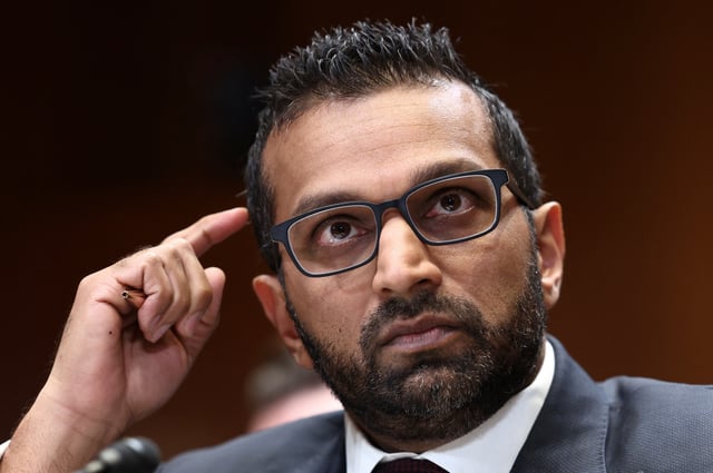 FBI Director Kash Patel testifies before the Senate Appropriations Committee hearing on President Trump's proposed budget request for the Federal Bureau of Investigation, on Capitol Hill in Washington, D.C., U.S., May 8, 2025. REUTERS/Kevin Lamarque/File Photo